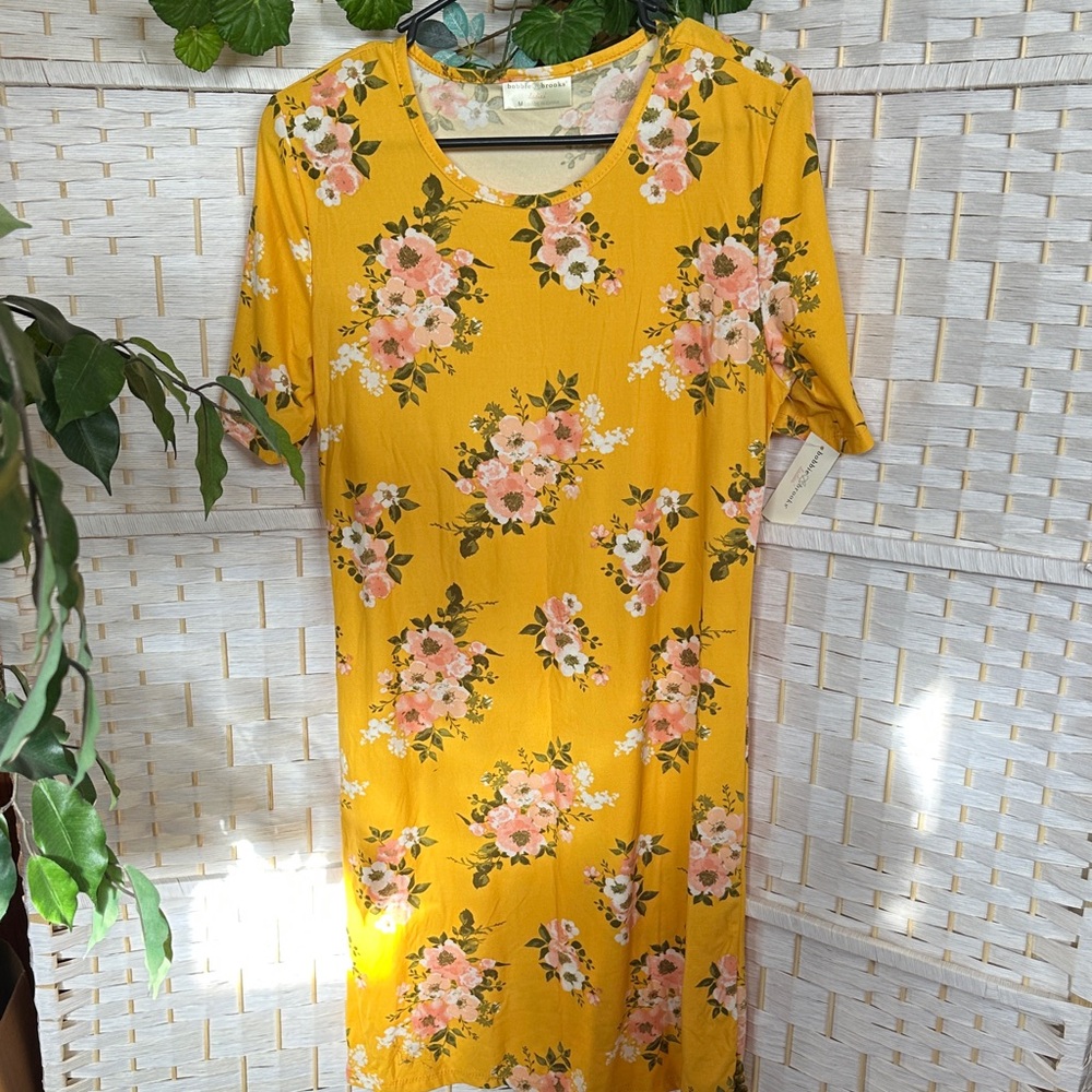 Floral Yellow Dress